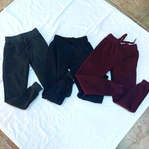 Set of 3 Sweatpants Joggers
